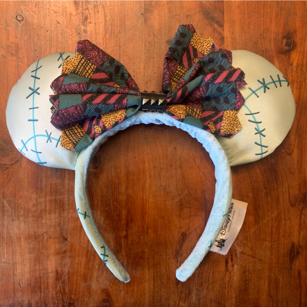 Authentic Disney Sally Nightmare Before Christmas Minnie Ears Headband.